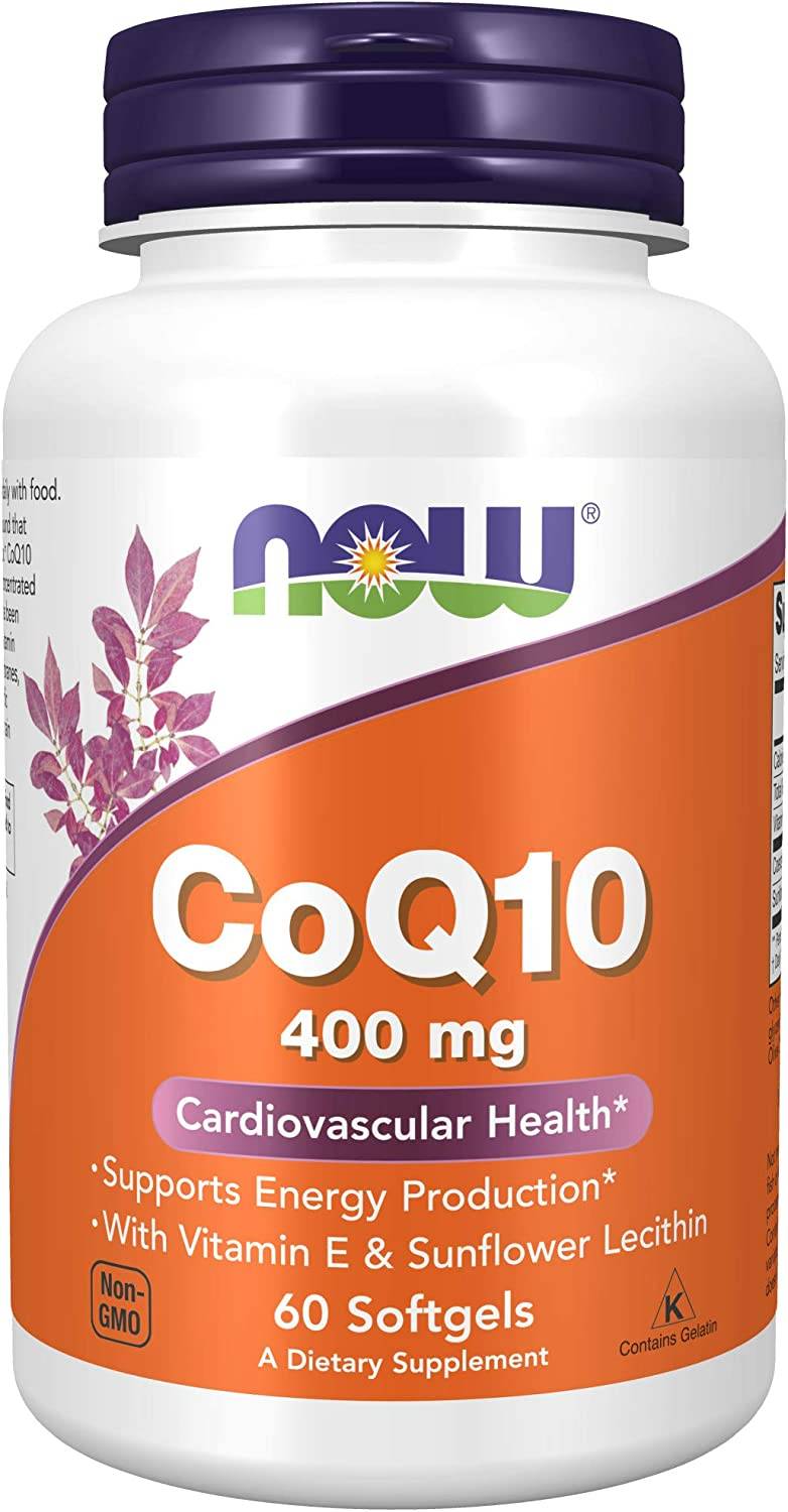 NOW Supplements CoQ10 Gluten Free